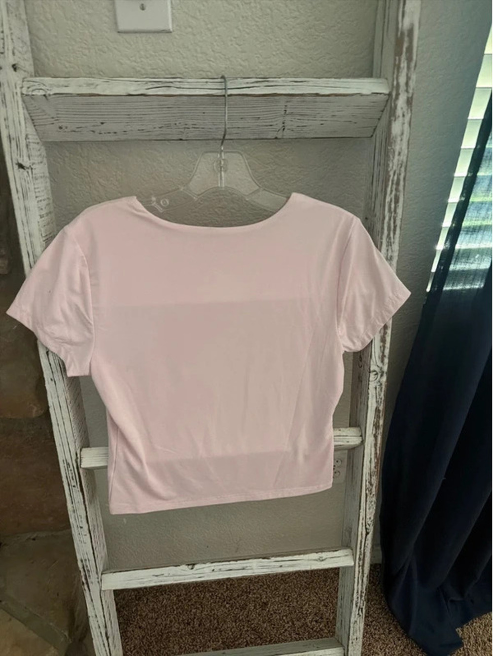 Women’s Pink Crop Top Large